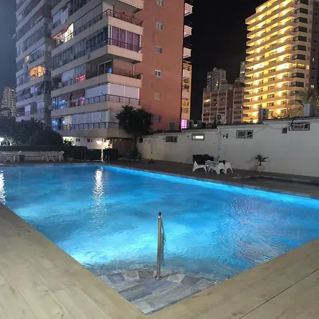 Kalifornia Piscina, Terraza, Parking Y Wifi Rapido 公寓 貝尼多姆