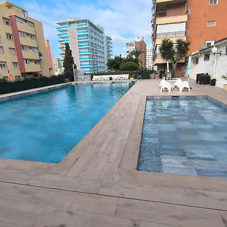 Kalifornia Playa Piscina, Terraza Privada Y Parking Gratis Appartement Benidorm